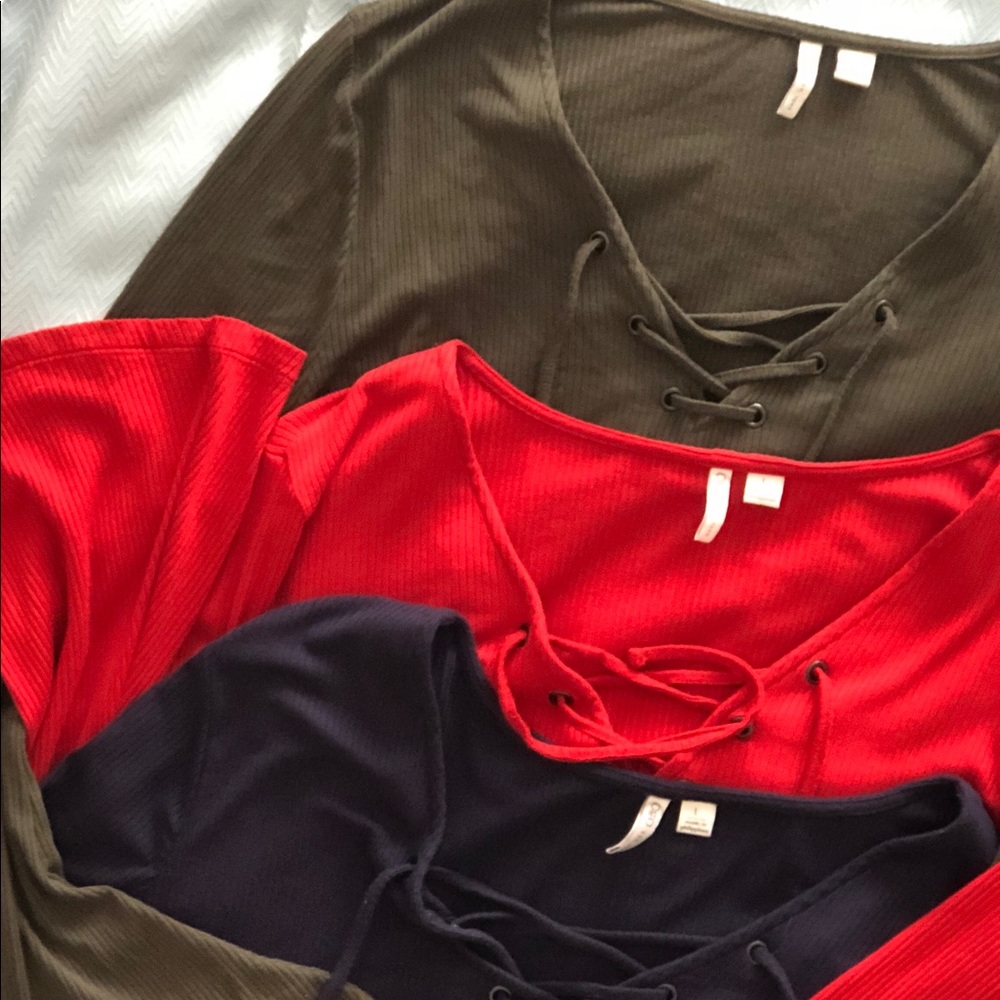 Bundle of three Bell sleeve tops
